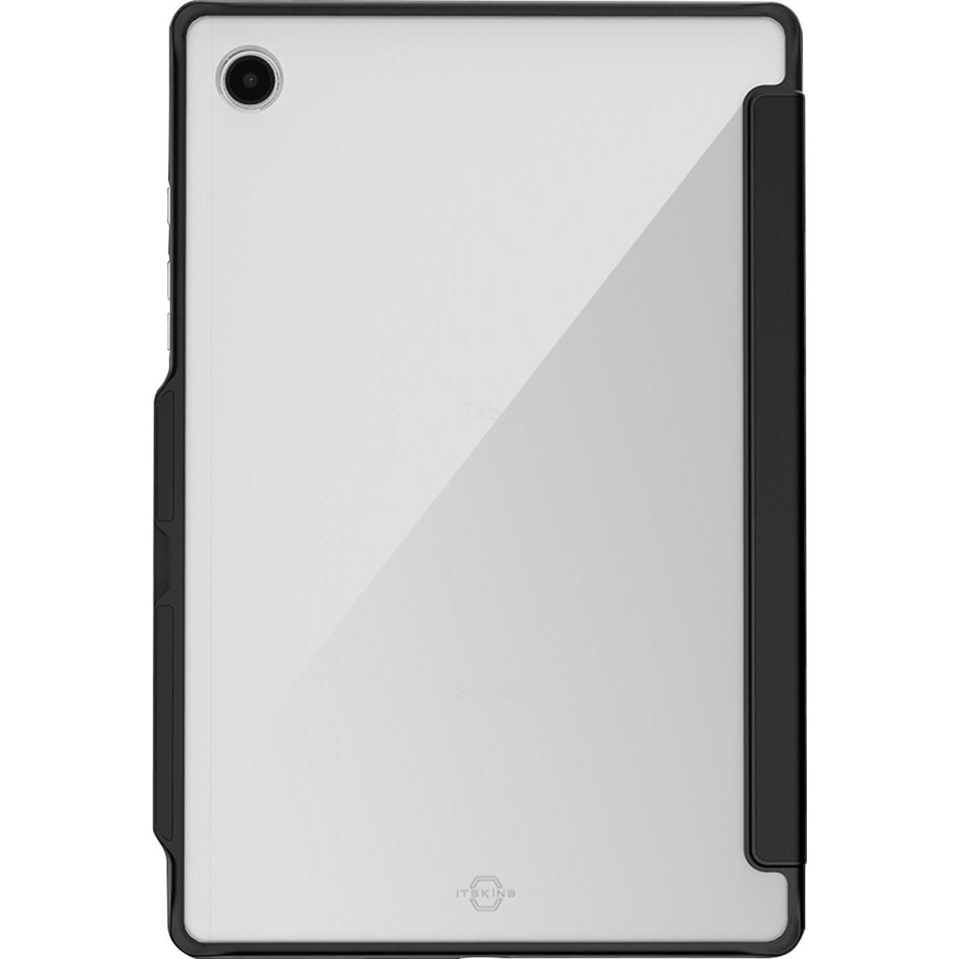 Thumbnail - Itskins Hybrid Cover Airpocket + HEXOTEK Series (Galaxy Tab A8), Tablet Hülle, Schwarz