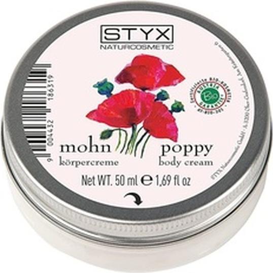 Styx Body above cream with poppy Poppy oil ( Body Cream) - Volume: 50 ml (Körpercreme, 50 ml)