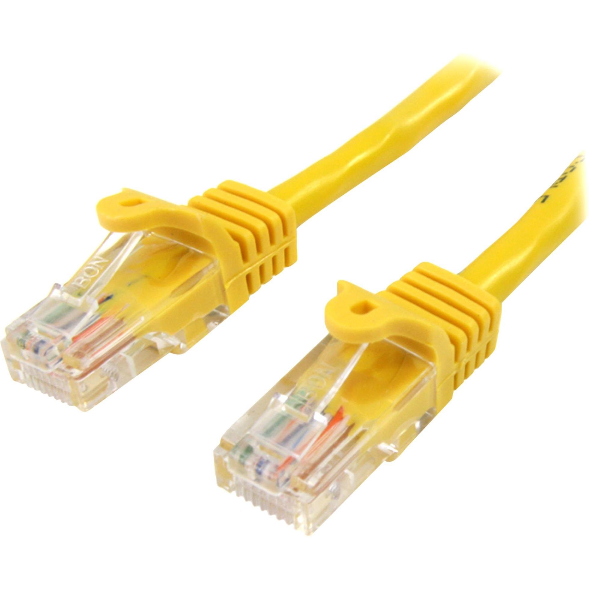 Thumbnail - StarTech 3m Yellow Cat 5e Patch Cable (U/UTP, CAT5e, 3 m), Netzwerkkabel