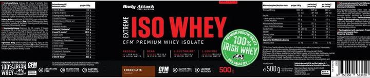 Image du produit Body Attack Extreme Iso Whey Professional (boîte de 1800g) (Chocolat, 1 pcs, 1800 g)