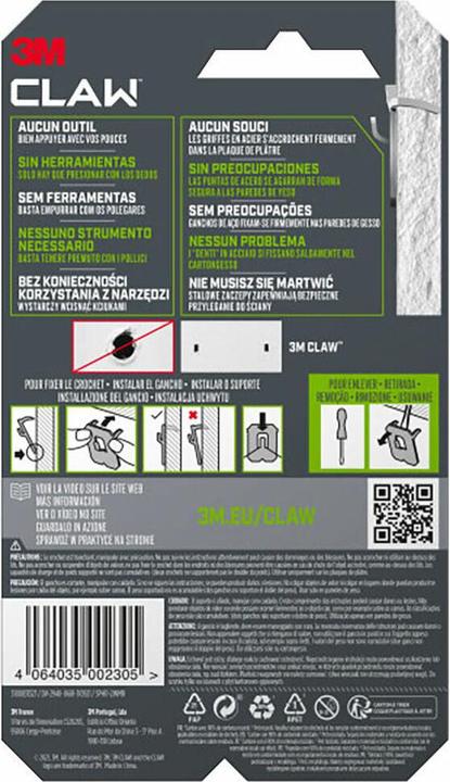 Produktbild 3M Haken zum Aufhängen 11 Kg (2 Stück)