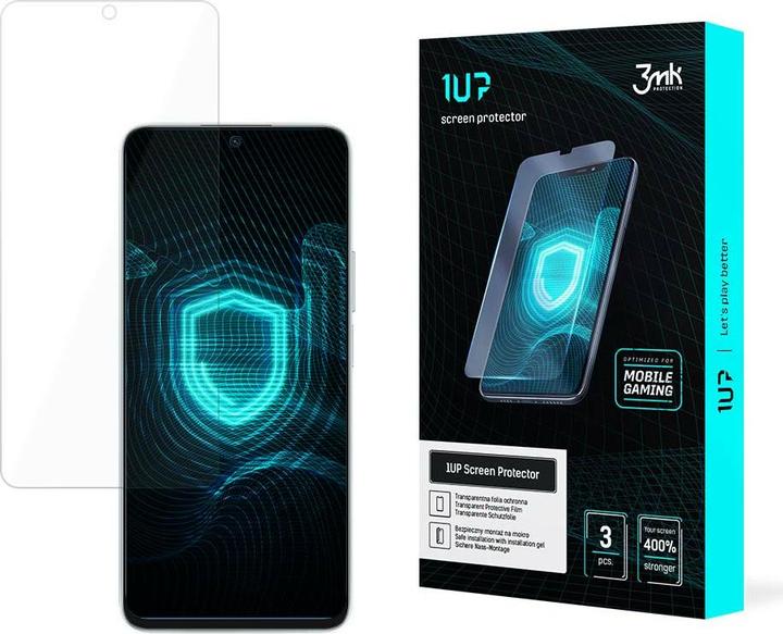 Actual product image 3MK protective film 1UP for gamers for Honor 90 (3 pcs., Honor 90)