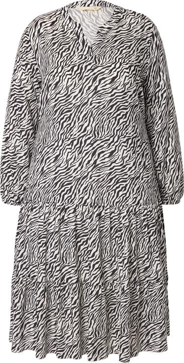 Produktbild Miamoda Midikleid, Zebramuster, Saumvolants (48)