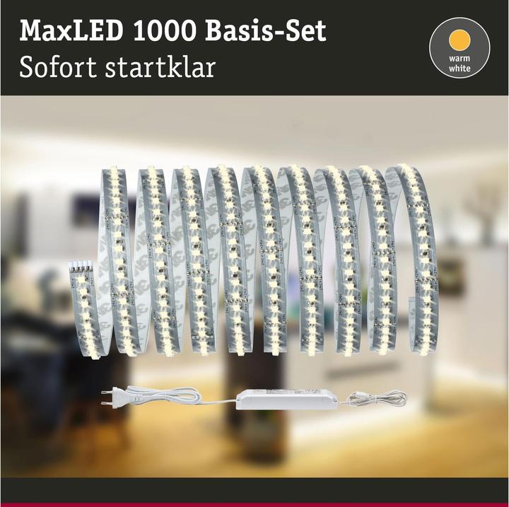 Immagine prodotto Paulmann Set di strisce MaxLED 1000 (Bianco caldo, 300 cm, Interno)