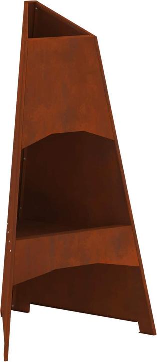 Acciaio resistente alle intemperie/marrone, Marrone, stagionato