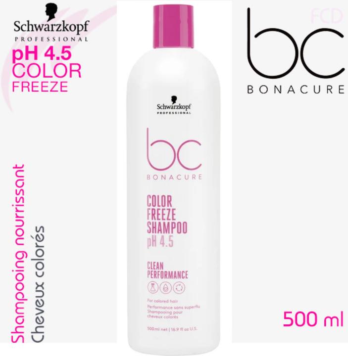 Produktbild Schwarzkopf BC Color Freeze - Shampoo (500 ml, Flüssiges Shampoo)