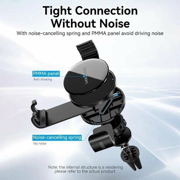 Immagine prodotto Vention Porta telefono automatico per auto KCSB0 con clip nero