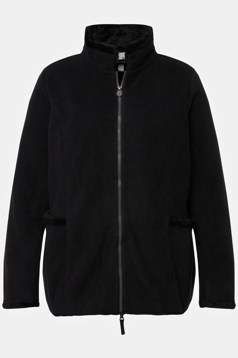 Actual product image Ulla Popken Fleece-Lined Embroidered Jacket (46, 48)