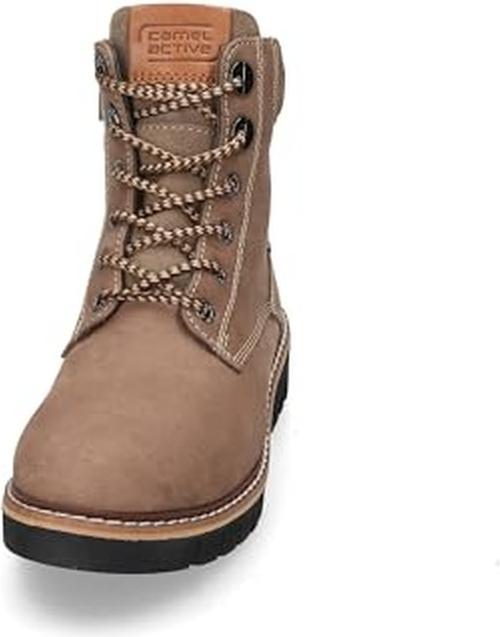 Actual product image Camel Active Lightweight Comfortable Leather Ankle Boots with Interchangeable Insole (37)