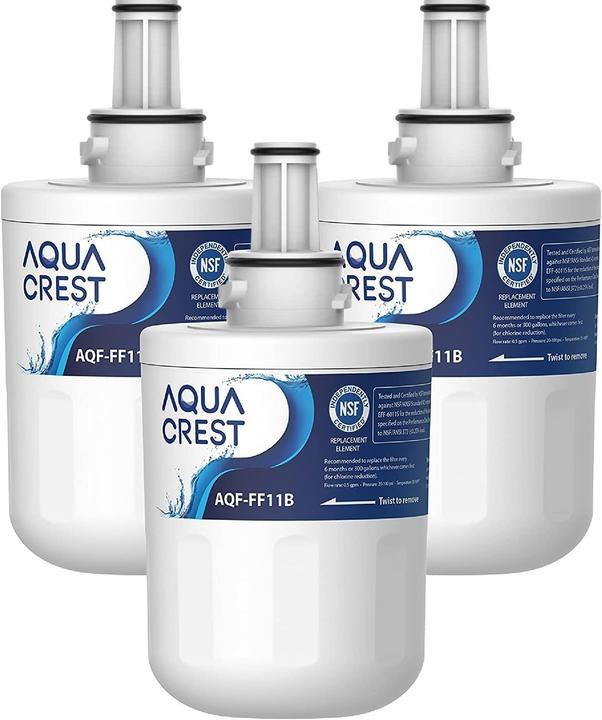 Actual product image Aqua crest Refrigerator Water Filter Compatible with Samsung Aqua Pure Plus (3 x)