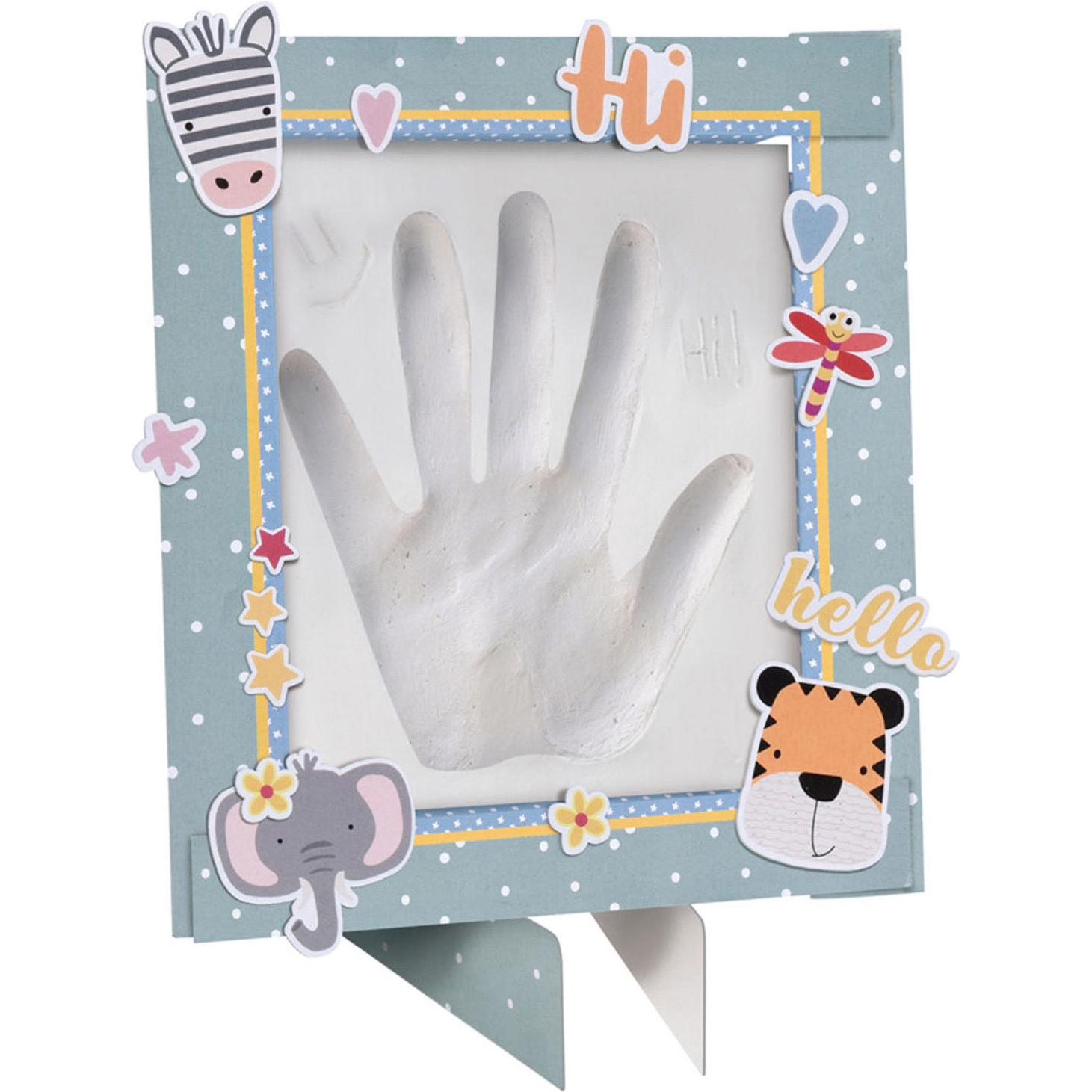 Set Di Impronte In Gesso Per Bambini, Mani E Piedi, Set Di