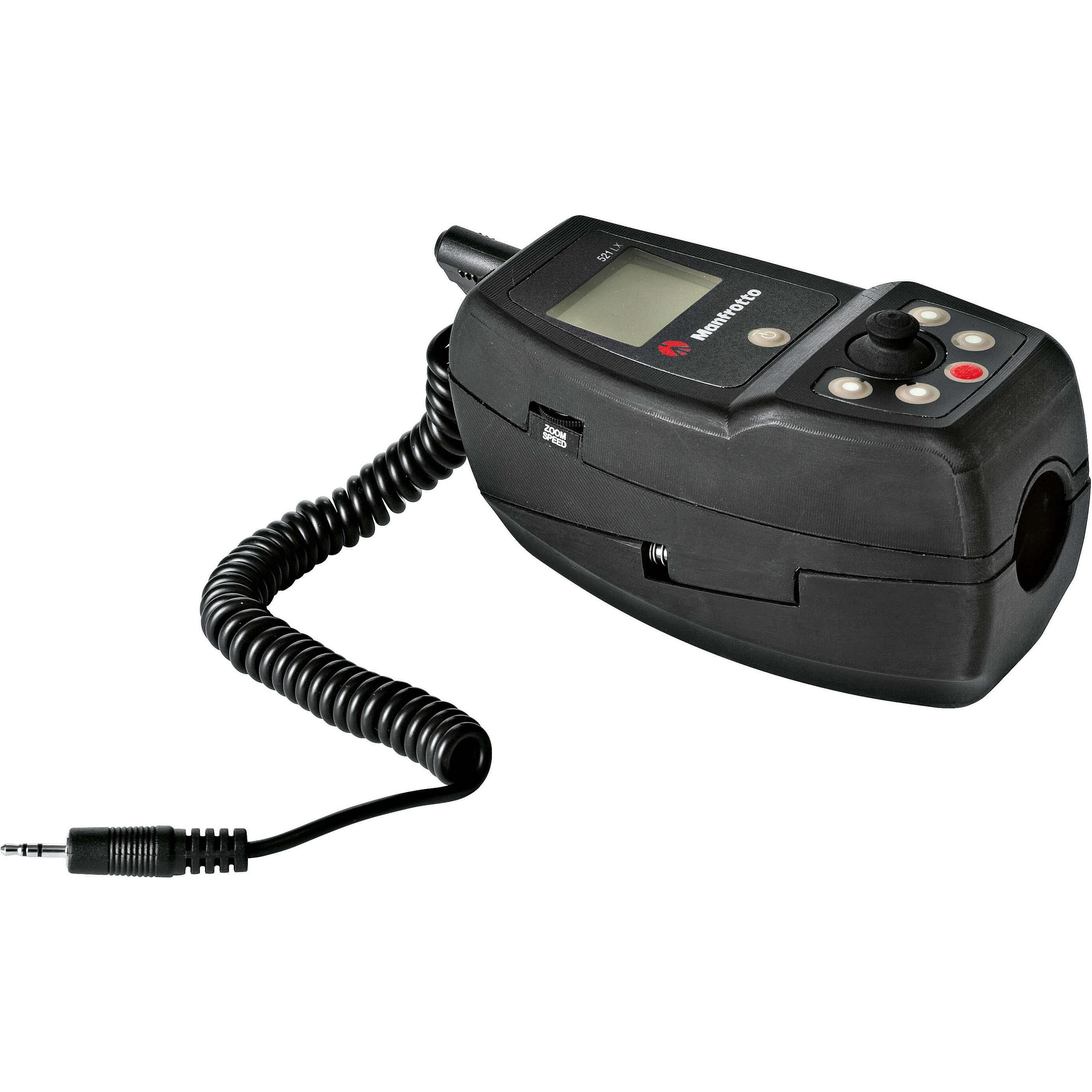 Manfrotto Lanc Remote Control con LCD 521LX Sony/Canon (Telecomando per treppiede), Accessori per treppiedi, Nero