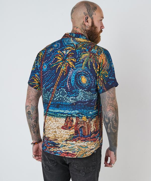 Produktbild Joe Browns Beach Mosaic Print Revere Collar Shirt (M)