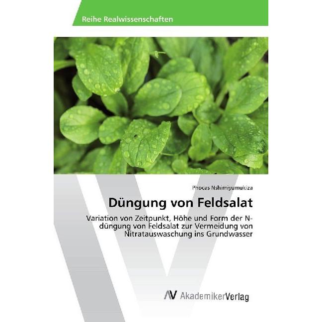 Düngung von Feldsalat, Fachbücher von Phocas Nshimiyumukiza