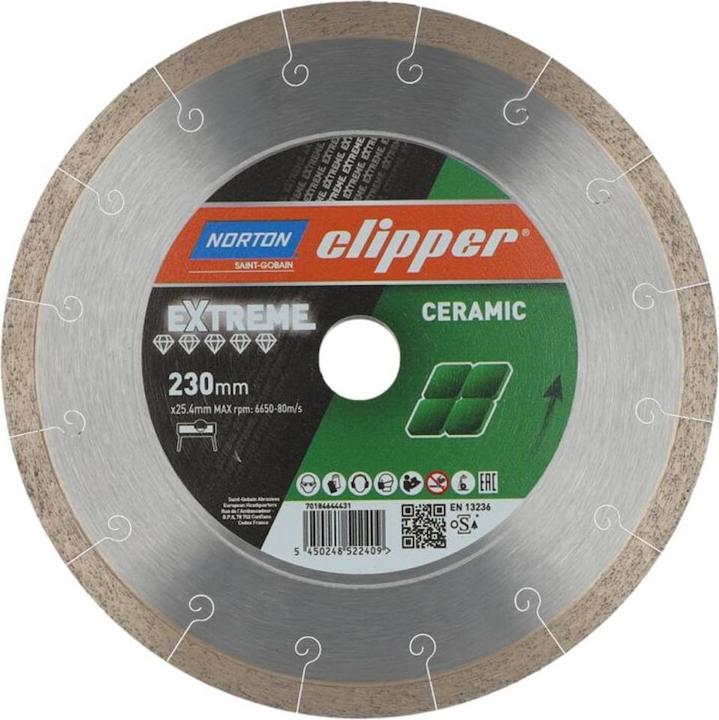 Productafbeelding Norton Clipper Diamantschijf Extreem keramisch Ø 230x25,4 mm