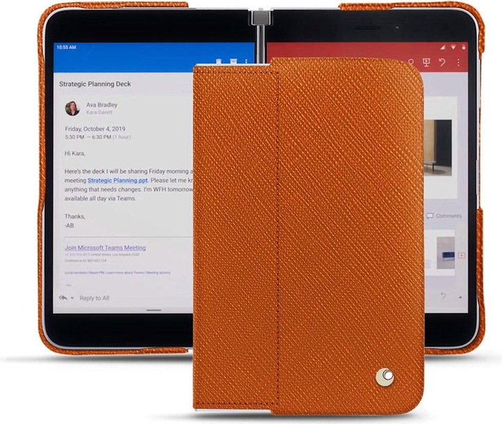 Produktbild Noreve Lederschutzhülle (Microsoft Surface Duo)