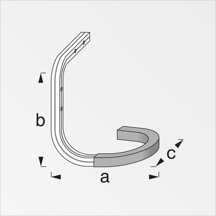 Actual product image Alfer coaxis® bicycle hooks