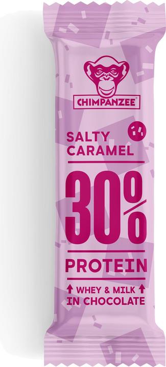 Image du produit Chimpanzee Protein Bar 30% Salty Caramel / Sans gluten / Végétarien 20x50gr (20 pcs, 1000 g)