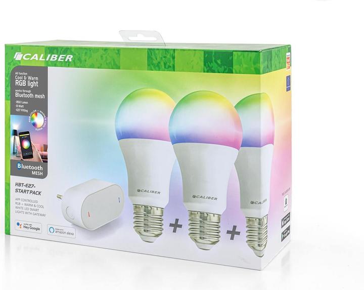 Produktbild Caliber HBT-E27 Smart Home LED Startpack (E27, 720 lm, 1x)