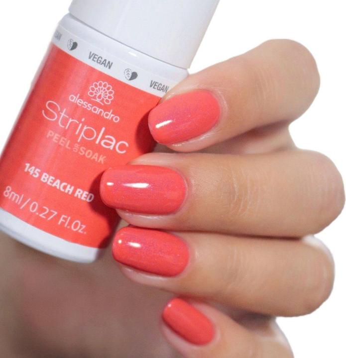 Produktbild Striplac Peel or Soak (145 Beach Red, UV-Gel Lack)