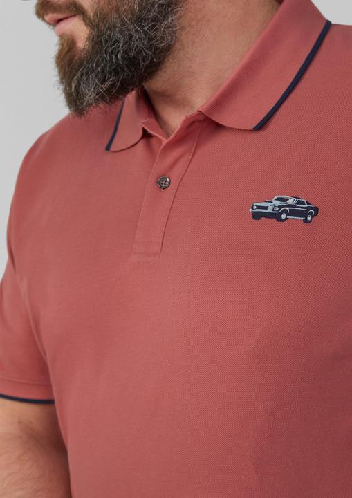 Produktbild S.Oliver Polo-Shirt Poloshirt aus Piqué mit Stickerei und Ford®-Artwork (XXL)