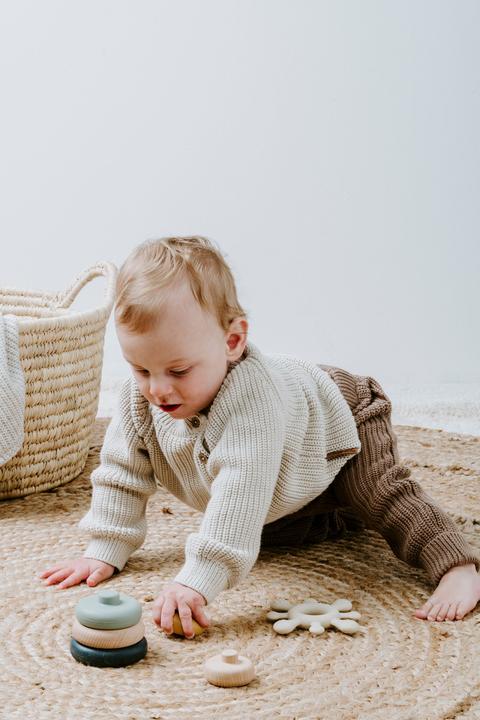 Actual product image Baby's only Teething ring blossom warm linen (0 Months)