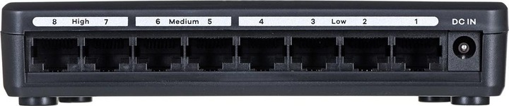 Produktbild Zyxel GS-108SV2 8-Port Desktop Gigabit Ethernet Media Switch für Desktop-Anwendungen (8 Ports)