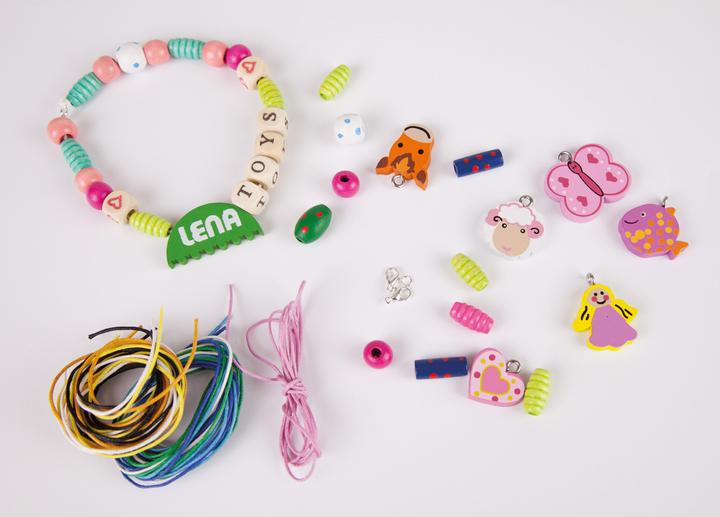 Image du produit Lena perles de bois et lettres