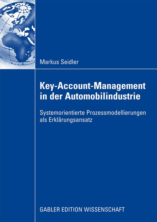Produktbild Key-Account-Management in der Automobilindustrie (Deutsch, Markus Seidler, 2008)