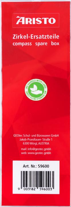 Produktbild Aristo Zirkel Ersatzteilkasten, 228-teilig