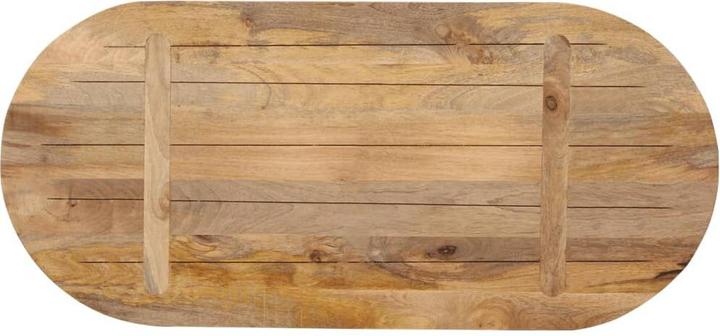 Image du produit VidaXL Plateau de table Plateau en bois massif 80x40x3,8cm Ovale bois massif Mango