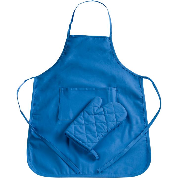 Produktbild Städter Tablier et gant pour enfant - Bleu (2pcs)