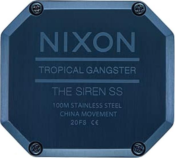 Actual product image Nixon Ladies Digital Module Watch with Silicone Bracelet A121185900 bluegold band ring (Digital watch, 36 mm)