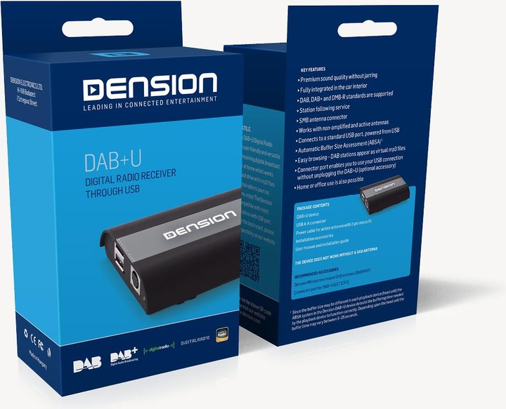 Actual product image Dension Dab+U