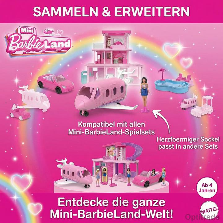 Image du produit Barbie Mini BarbieLand Traumflugzeug mit Puppe