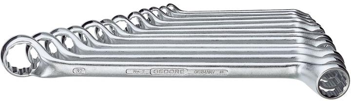 Actual product image Gedore Double ring spanner set 8 pieces (22 mm, 12 mm, 10 mm, 11 mm, 9 mm, 17 mm, 19 mm, 14 mm, 15 mm, 7 mm, 16 mm, 20 mm, 21 mm, 18 mm, 6 mm, 13 mm, 8 mm)