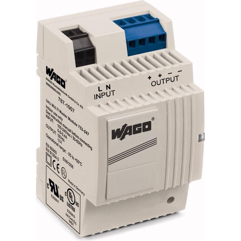 Wago, Systemstromversorgung, Hutschienen-Netzteil (DIN-Rail