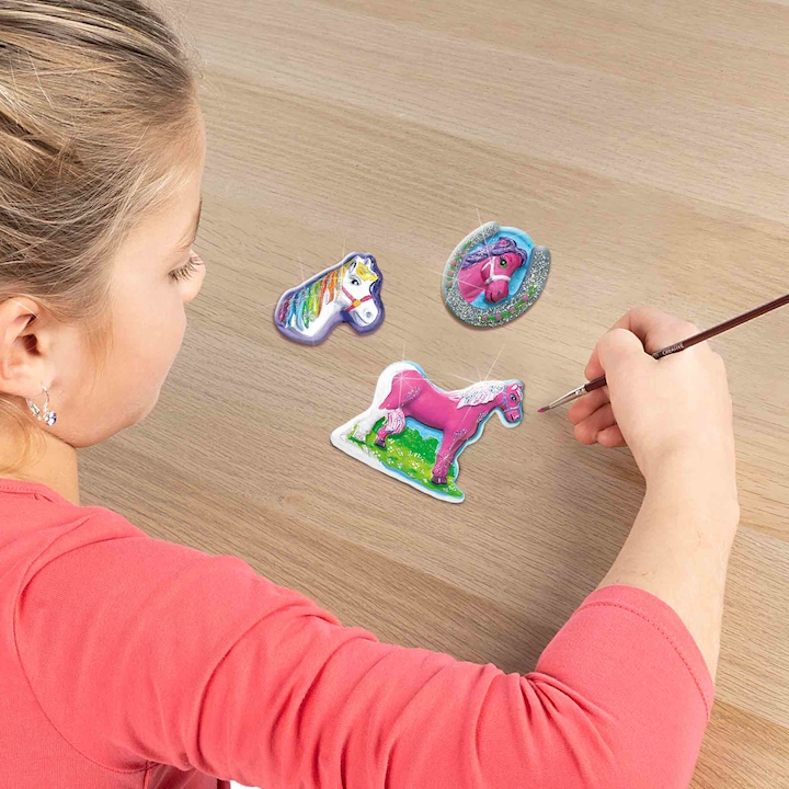 Actual product image Ses Plaster cast and painting - horses