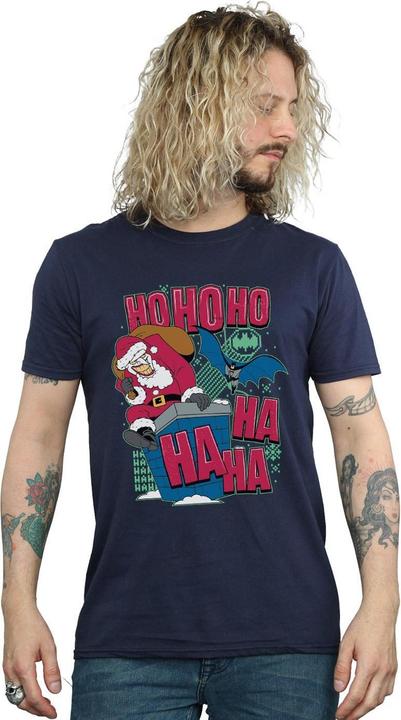 Actual product image Mens Batman And Joker Ha Ha Ha Ho Ho Ho T-Shirt (5XL)