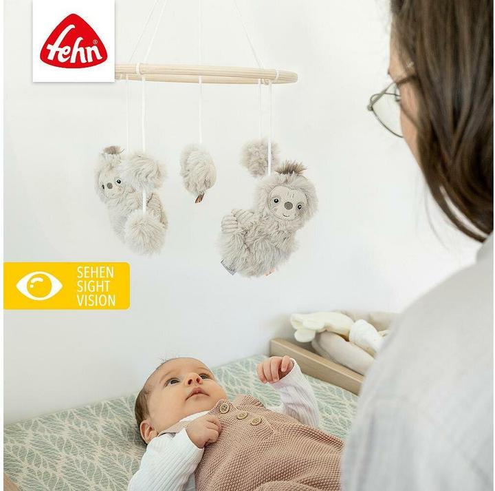 Produktbild Fehn Holz-Mobile Faultier Beige/Grau