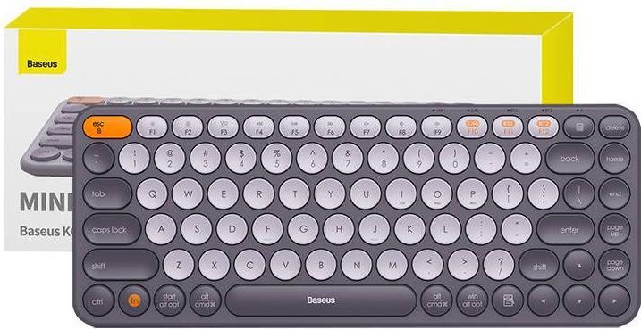 Actual product image Baseus Wireless Tri-Mode KeyboardK01A (Frosted Gray) (Eng. Int., Wireless)