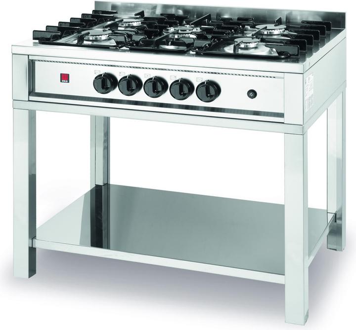 Actual product image Hendi Gas cooker KTP-96 5-burner natural gas