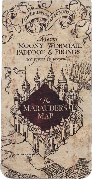 Produktbild Magnetisches Lesezeichen Marauders Map