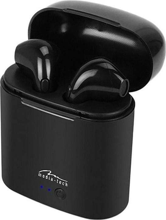 Image du produit Media-Tech MT3589K R-Phones TWS noir (Pas de réduction du bruit, 2 h, Sans fil)