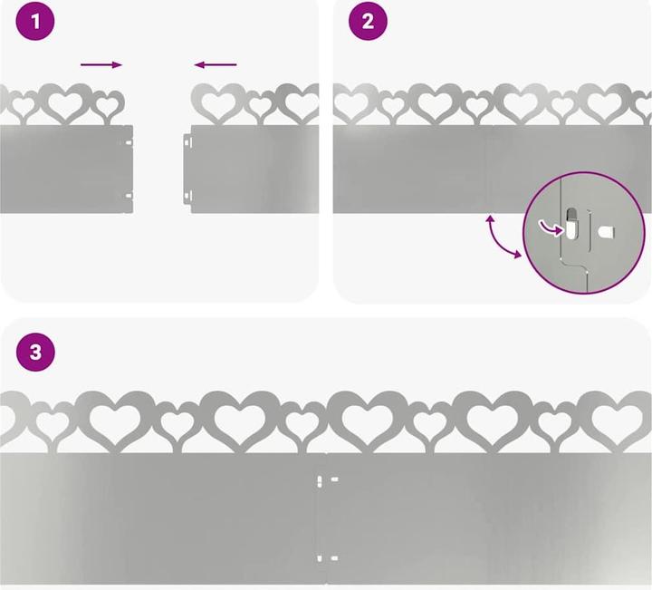 Produktbild vidaXL Rasenkanten (103 cm)