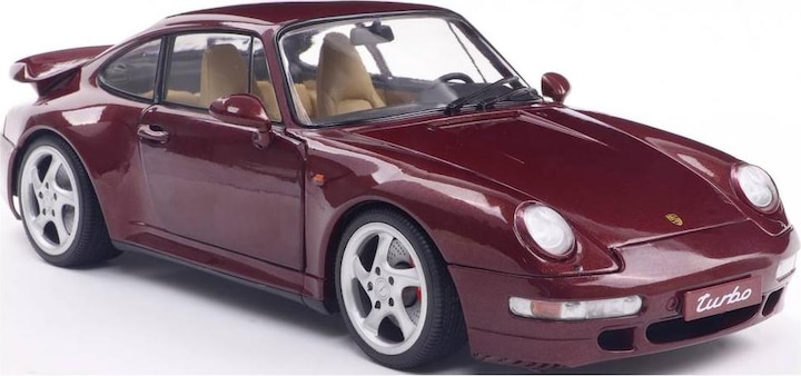 Produktbild Solido 1:18 Porsche 911 (993) Turbo 1997 silber