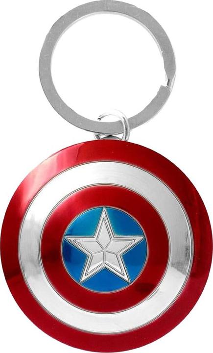 Actual product image Captain America Shield Metal Keyring