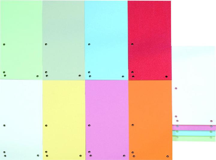 Actual product image Donau dividers, cardboard, 1/3 a4, 235x105mm, 100pcs, red
