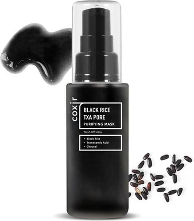 Image du produit Coxir Black Rice Txa Pore Purifying Mask with Tranexamic Acid 3-in-1 Detox Serum (50 ml)