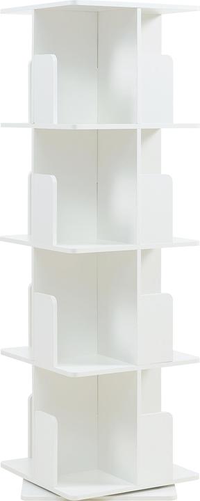 Produktbild En.Casa Drehbares Bücherregal Talöpintaa 129x40x40 cm Weiss